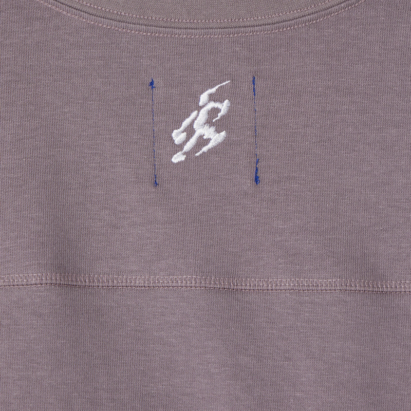 ASICS NOVALIS Bixance Long Sleeve Top Pewter Purple | Medallion Yellow