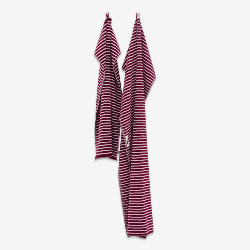 Terry Towel Red and Rose Lifestyle