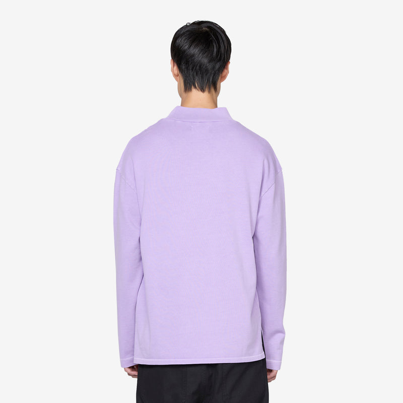 Unisex Surf Patch Longsleeve T-Shirt Purple