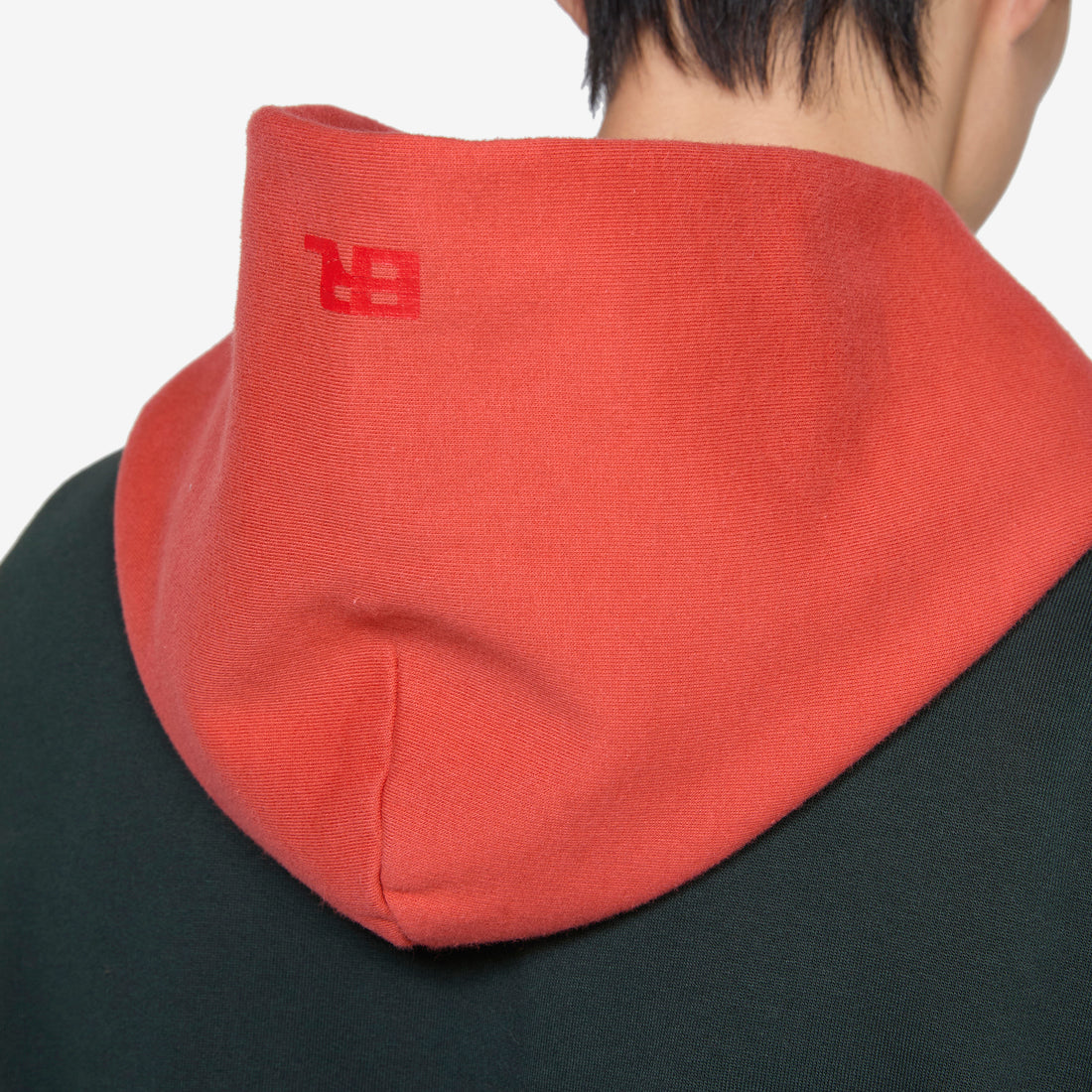 Venice Checker Sleeve Hoodie Black Jumpers