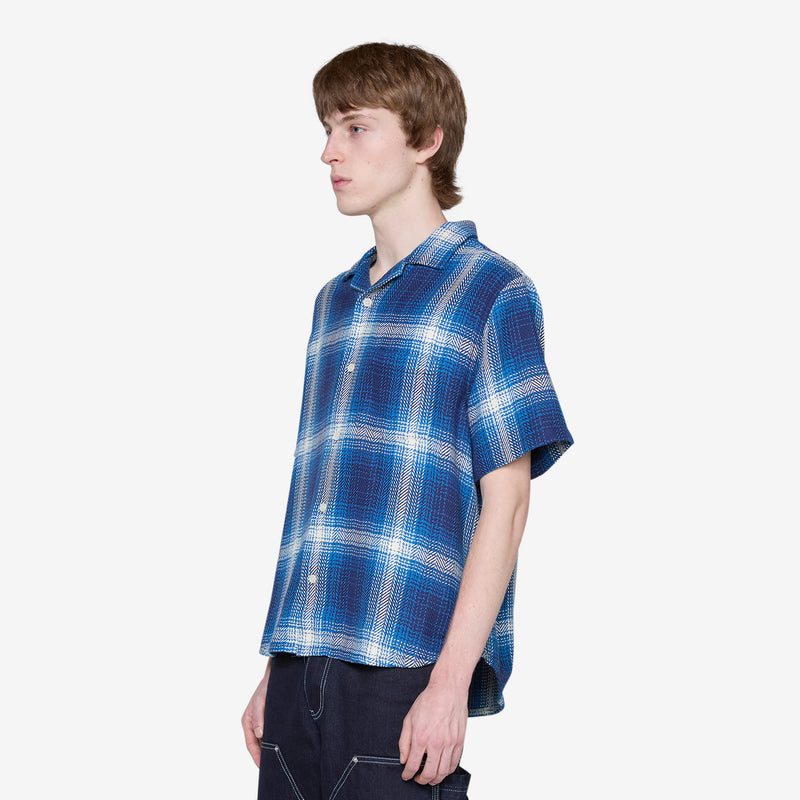High Dive Camp Short Sleeve Shirt Blue Shirts