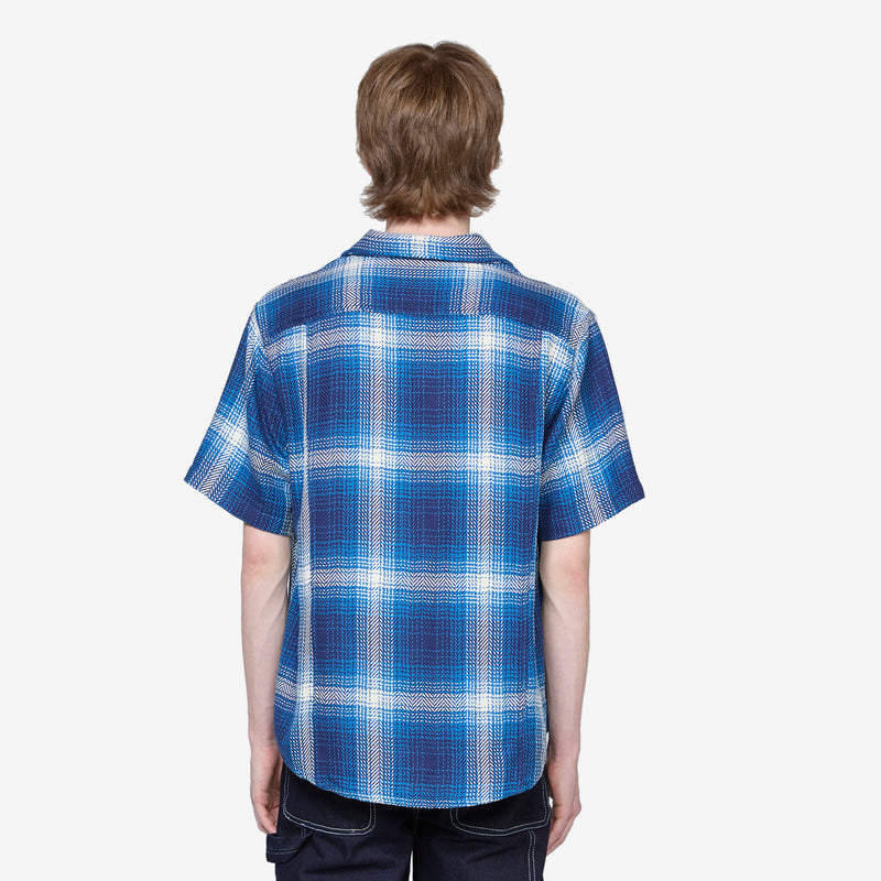 High Dive Camp Short Sleeve Shirt Blue Shirts