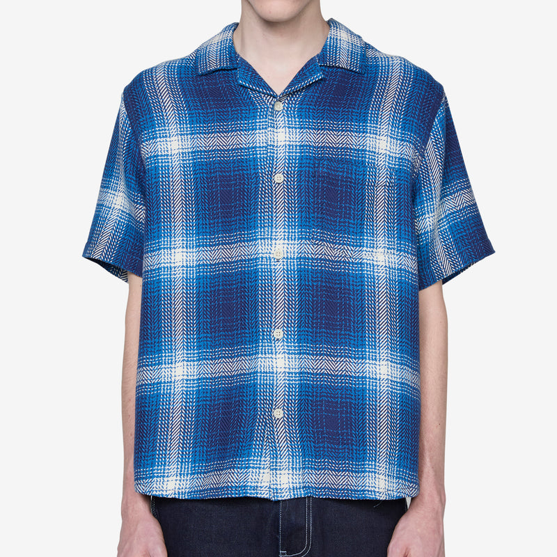 High Dive Camp Short Sleeve Shirt Blue Shirts