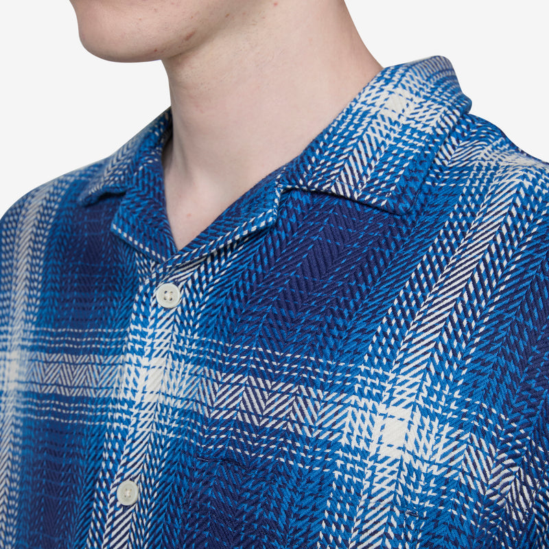 High Dive Camp Short Sleeve Shirt Blue Shirts