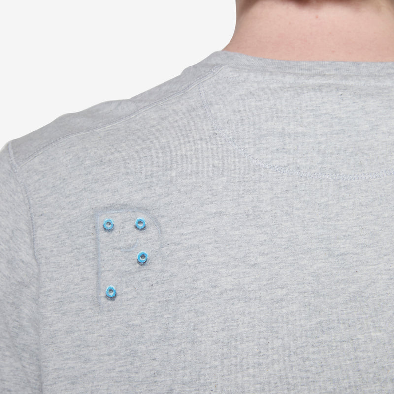 Mees Letters Logo T-Shirt Grey Heather Tees