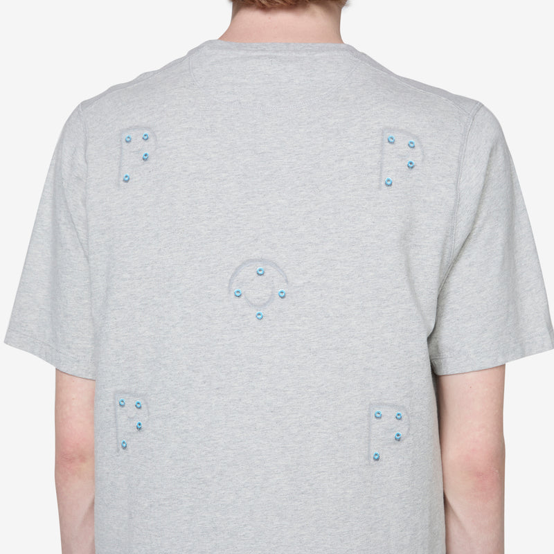 Mees Letters Logo T-Shirt Grey Heather Tees
