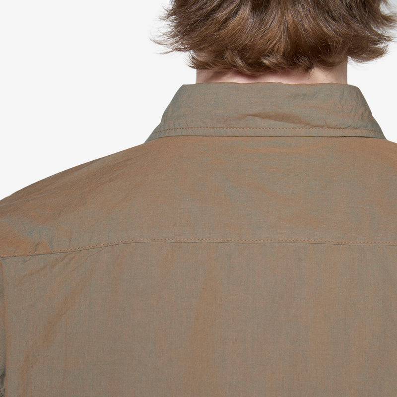 Teo Fly Front Shirt Olive Shirts