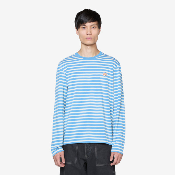 Fox Head Patch Regular Marin T-Shirt Drifter Blue Stripes Tees