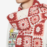 Piece Scarf Ecru Heart