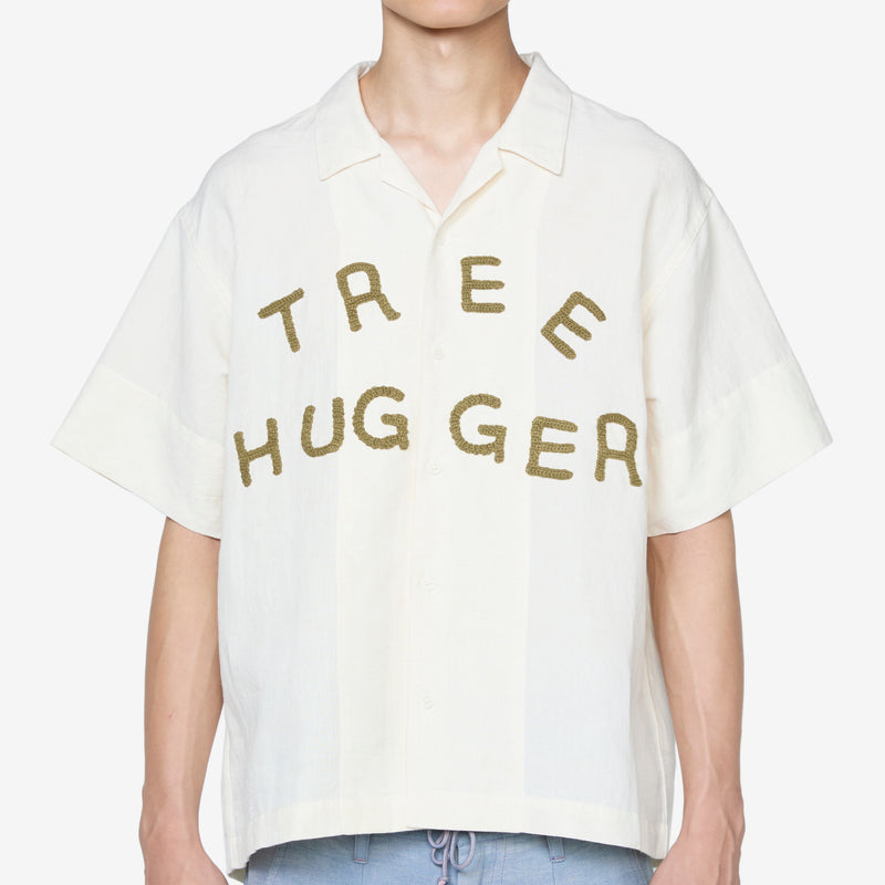 Greetings Shirt Ecru Tree Hugger