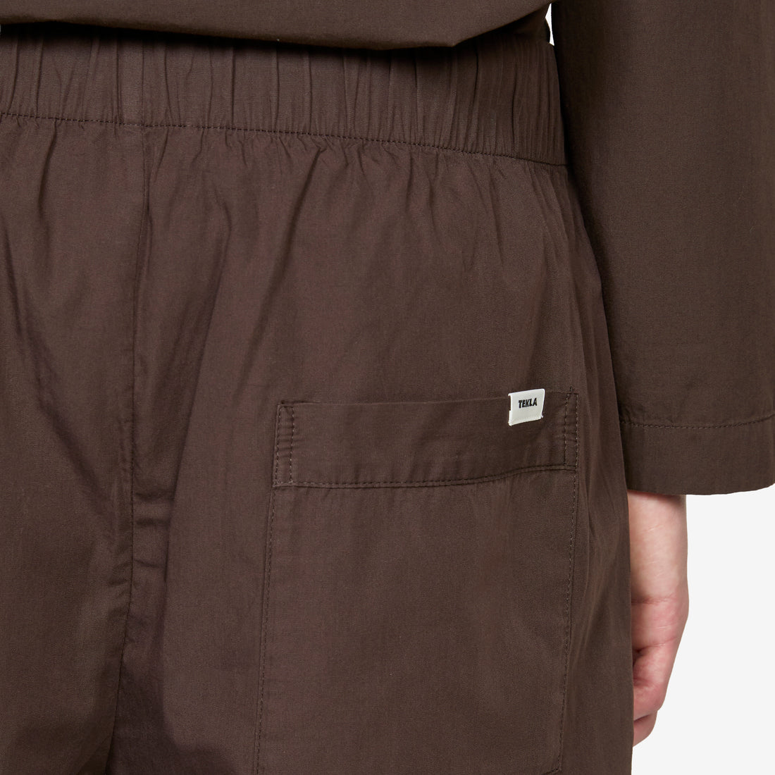 Cotton Poplin Pyjama Pants Coffee Pants