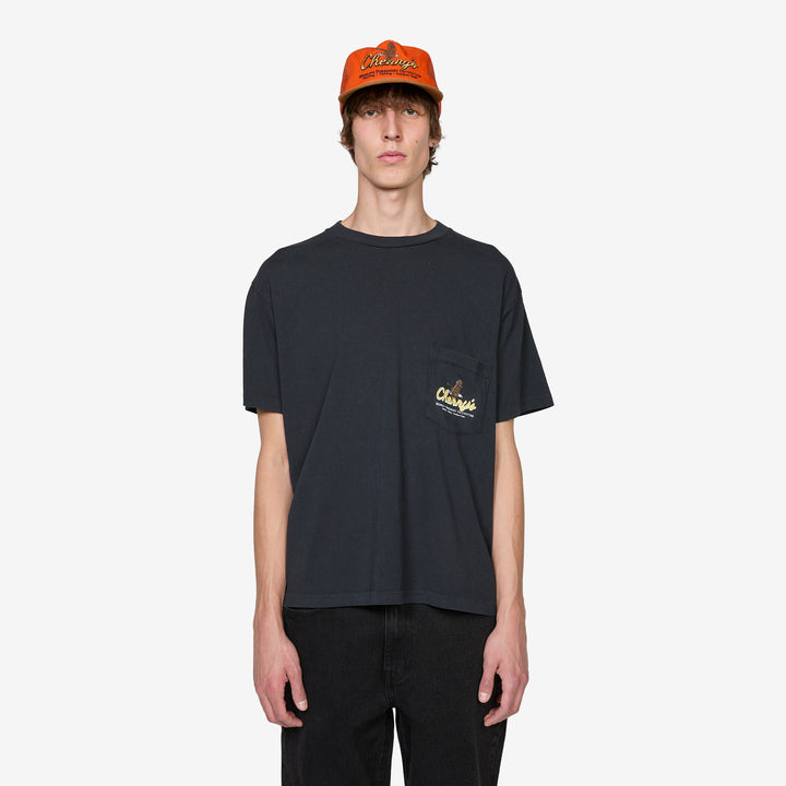 Outfitter Boxy Pocket T-Shirt Vintage Black Front