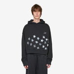 Crop Hoodie Black | Ivory