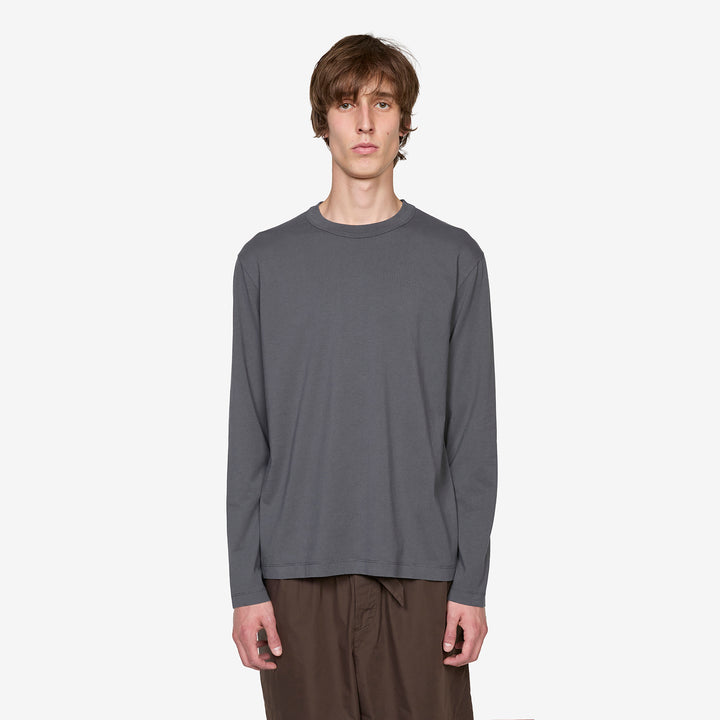 Longsleeve Sleeping T-Shirt Washed Black Front