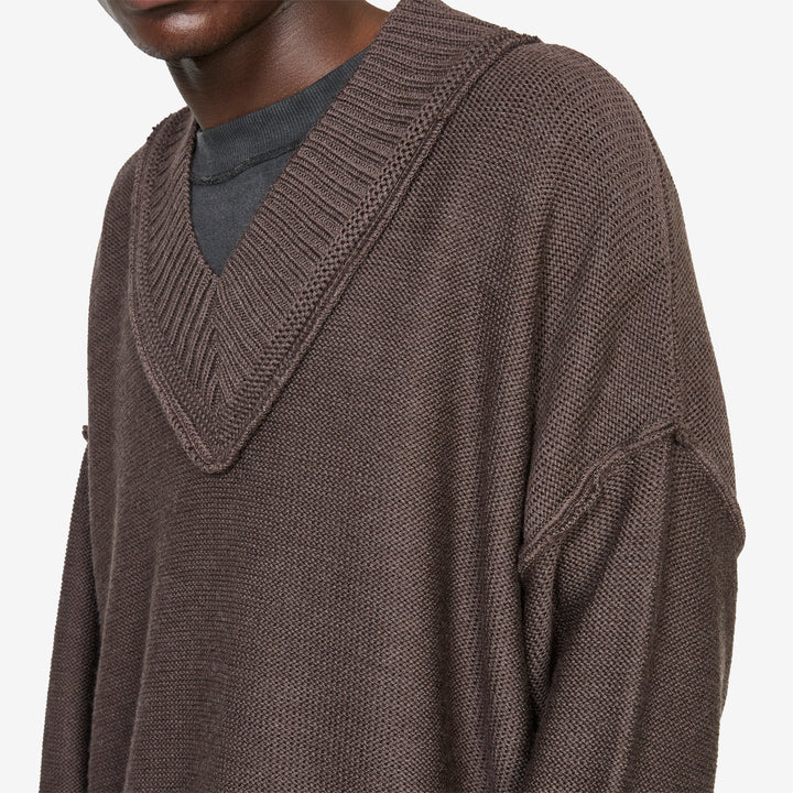 Daria V-Neck Jumper Graphite