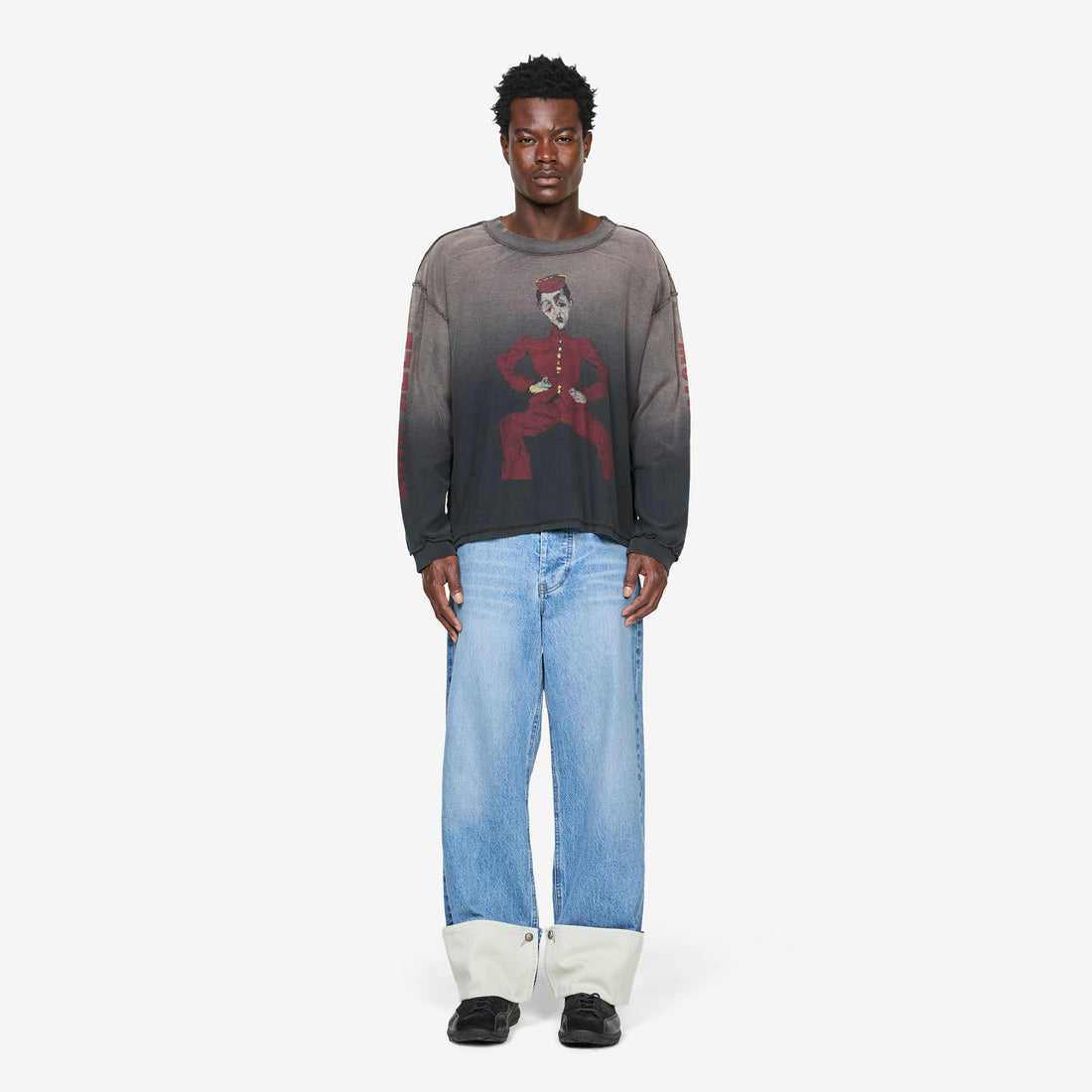 Melancholy Longsleeve T-Shirt Black Tees