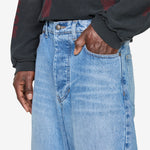 Leo Cuff Denim Ivory