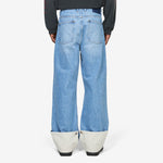 Leo Cuff Denim Ivory