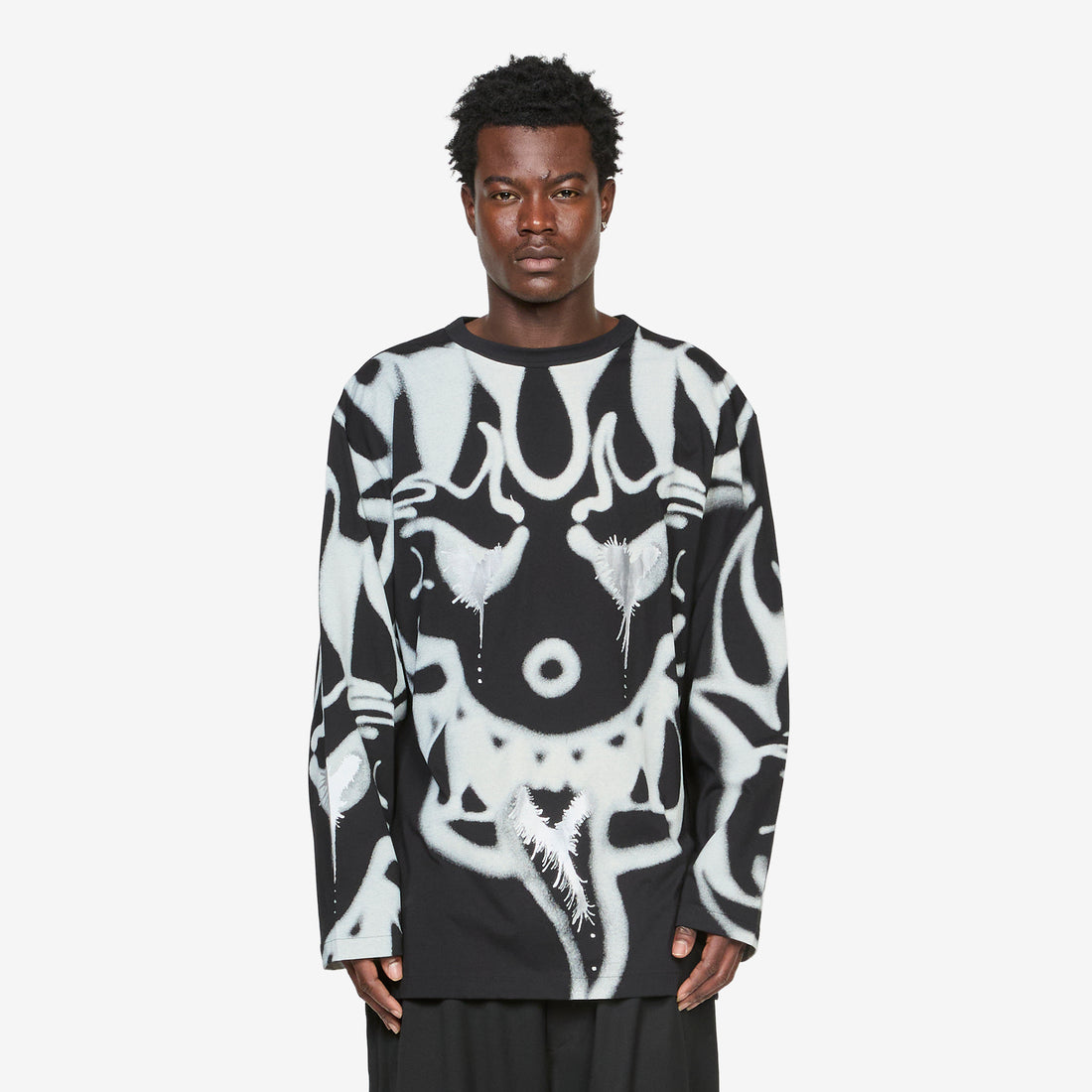 Chito x Y-3 Graphic Longsleeve T-Shirt Black Tees