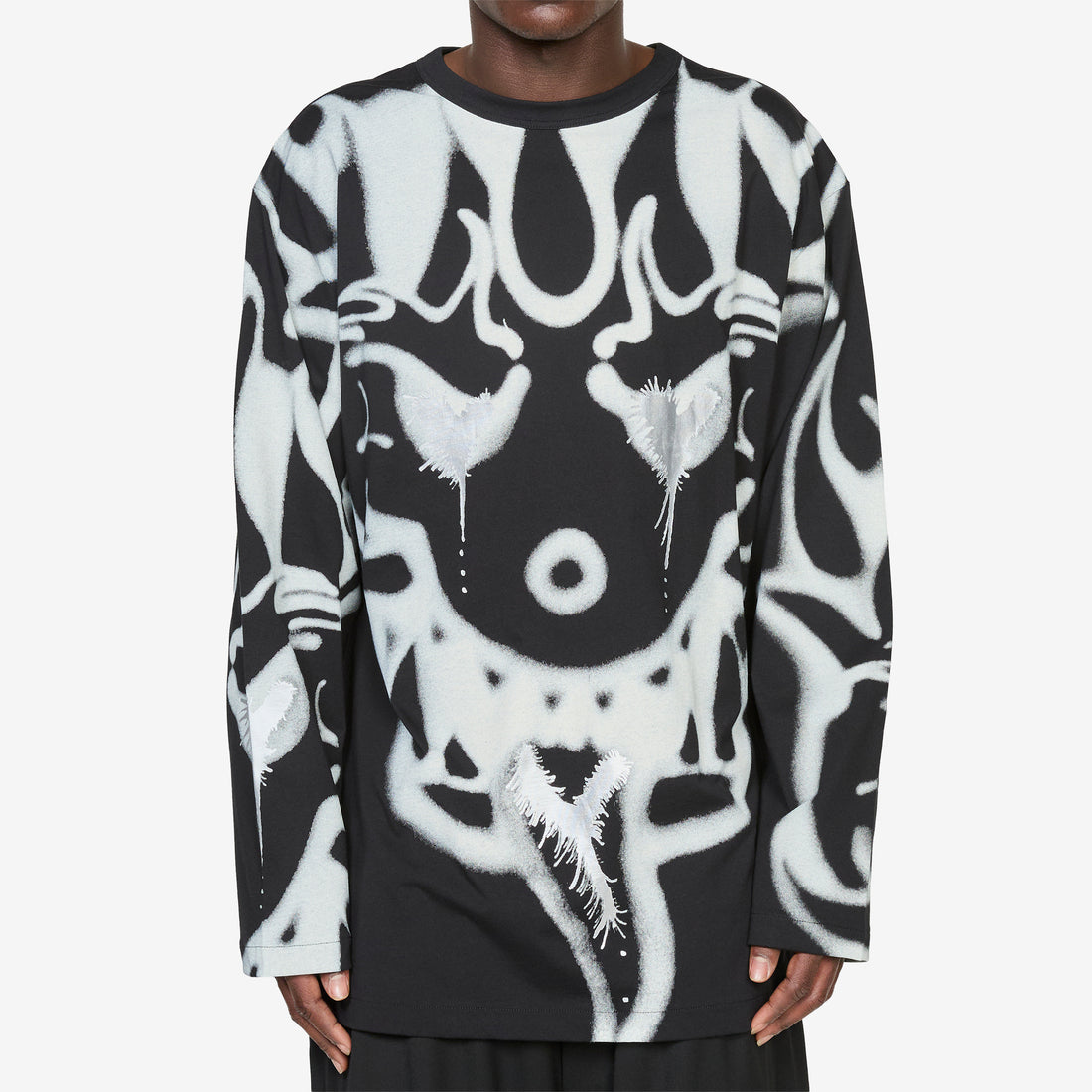 Chito x Y-3 Graphic Longsleeve T-Shirt Black Tees