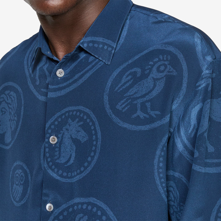 Derbin Shirt Blue Coins