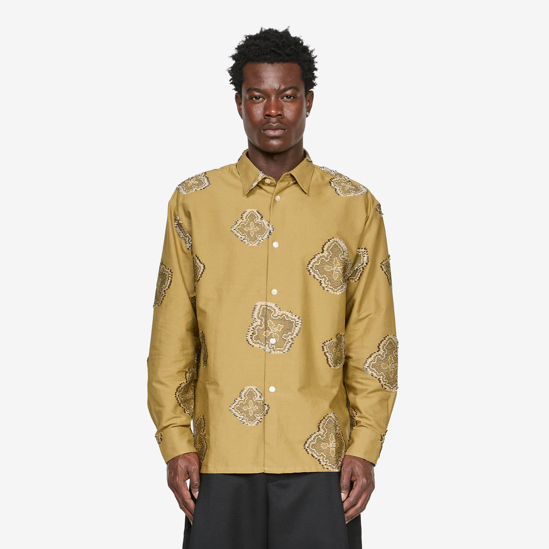 Derbin Shirt Moss Flower Meadow Shirts