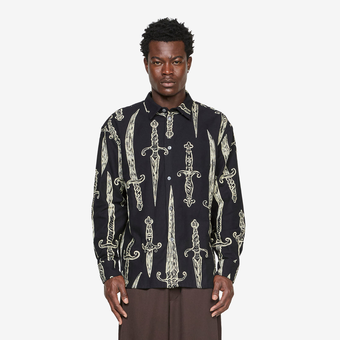 Derbin Shirt Black Swords Shirts