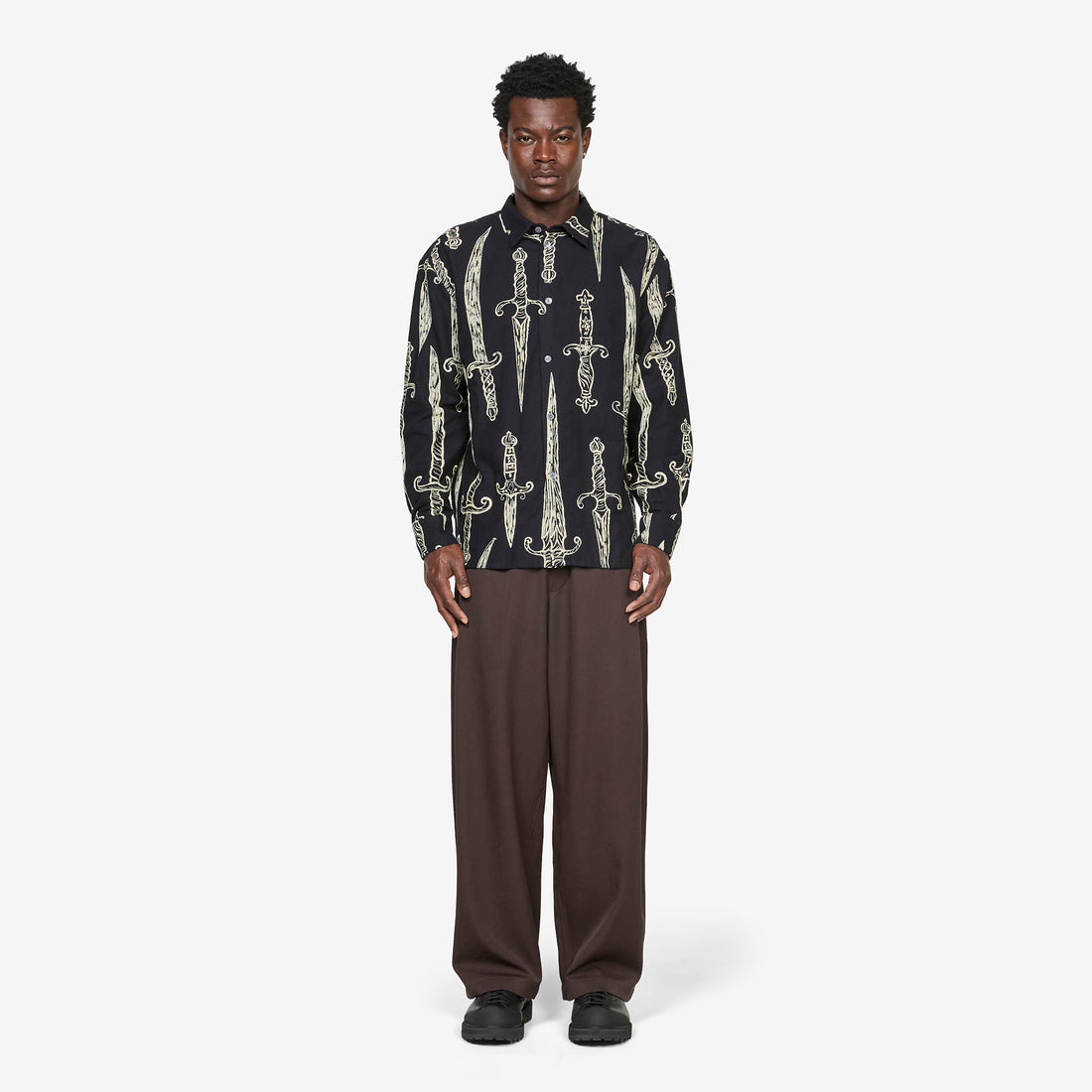 Wewa Wide Trousers Castano Pants