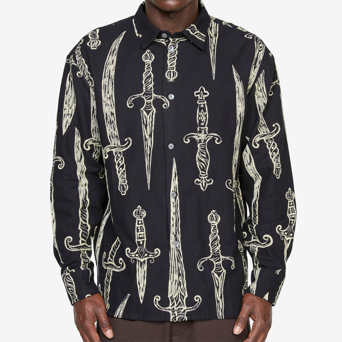 Derbin Shirt Black Swords Shirts