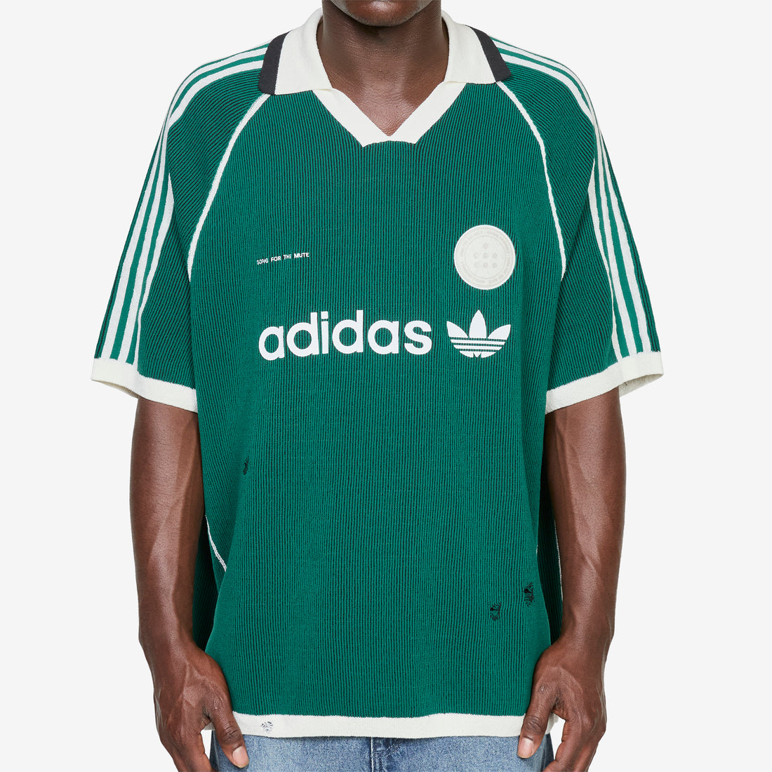Song for the Mute x Adi008 Sweaterpolo Collegiate Green | Black Shirts