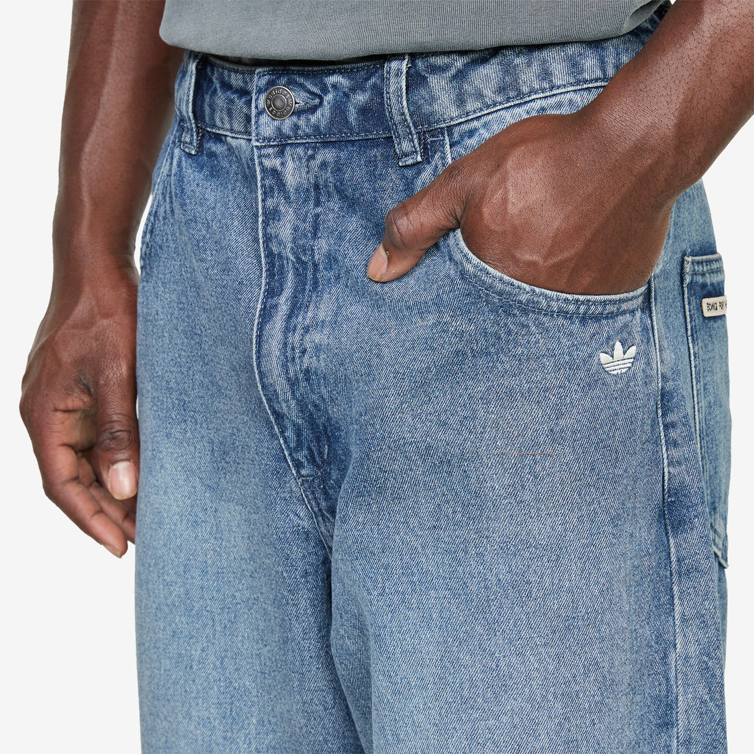 Song for the Mute x Adi008 Denim Pants Medium Blue Denim Pants