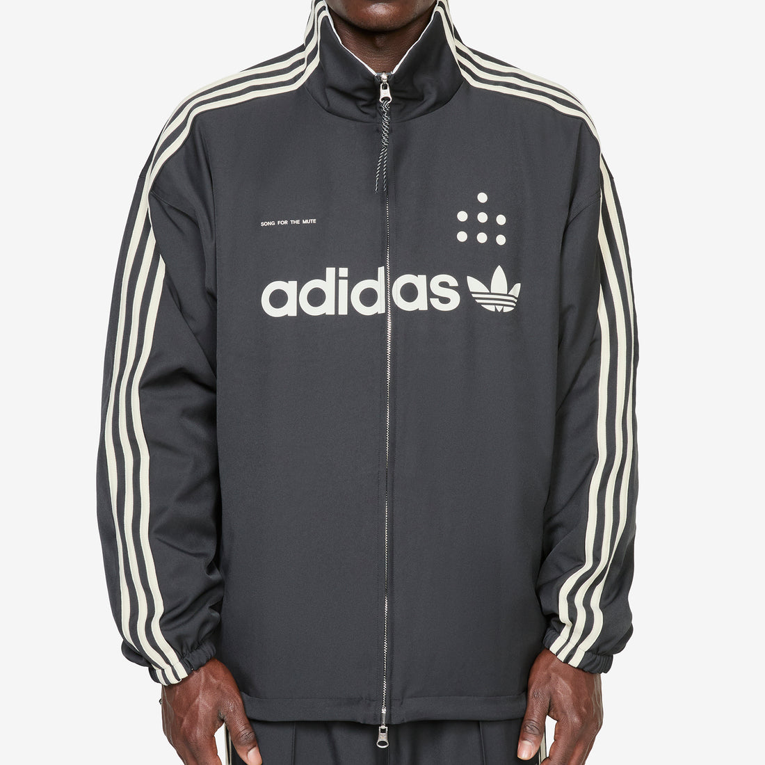 Song for the Mute x RVSB Track Top Black | Off White Jackets