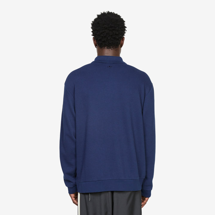 Song for the Mute x Adi008 Longsleeve Polo Shirt Night Indigo