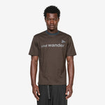 and wander Ref T-Shirt (M) D.Khaki
