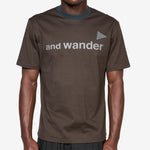 and wander Ref T-Shirt (M) D.Khaki