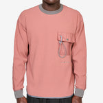 PE Waffle Longsleeve T-Shirt Pink