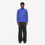 Wool Fleece Pullover Blue