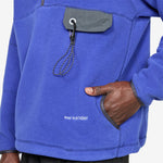 Wool Fleece Pullover Blue