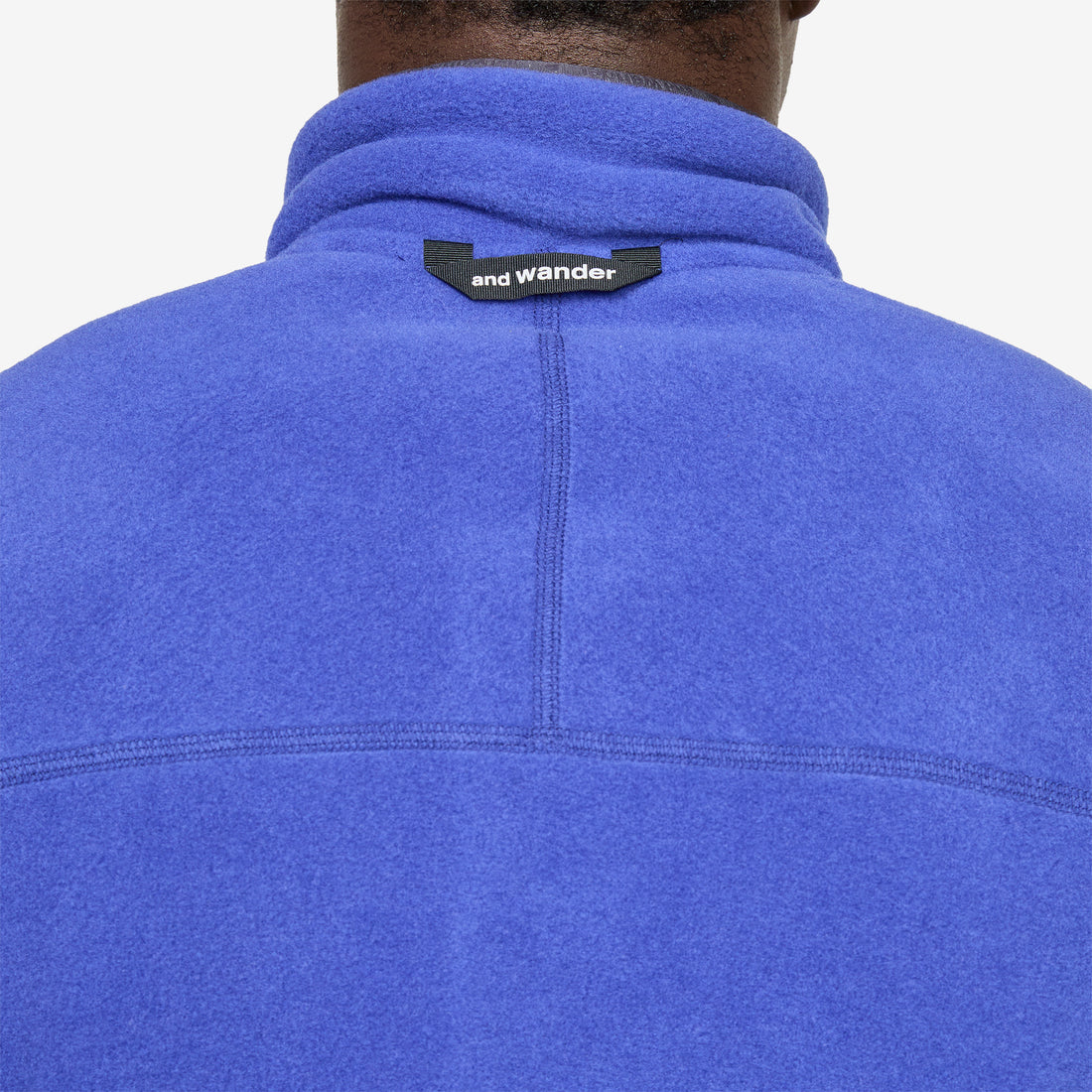 Wool Fleece Pullover Blue Jumpers