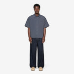 City Commuter Pack Poplin Short Sleeve Shirt Graphite