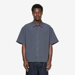 City Commuter Pack Poplin Short Sleeve Shirt Graphite