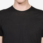Level T-Shirt Black Cotton Gauze Jersey