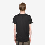 Level T-Shirt Black Cotton Gauze Jersey