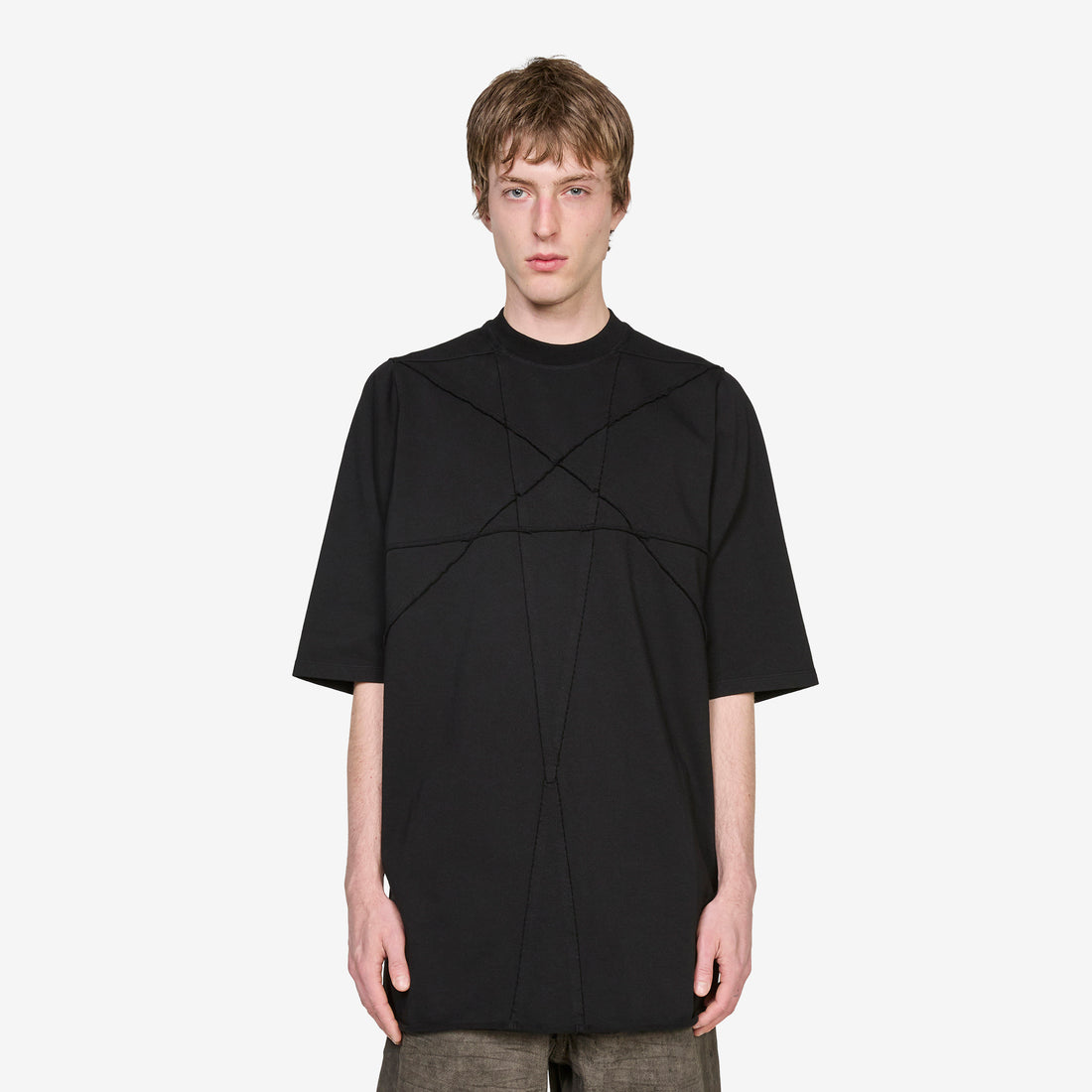 Jumbo SS T-Shirt Black Cotton Jersey Tees