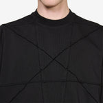 Jumbo SS T-Shirt Black Cotton Jersey