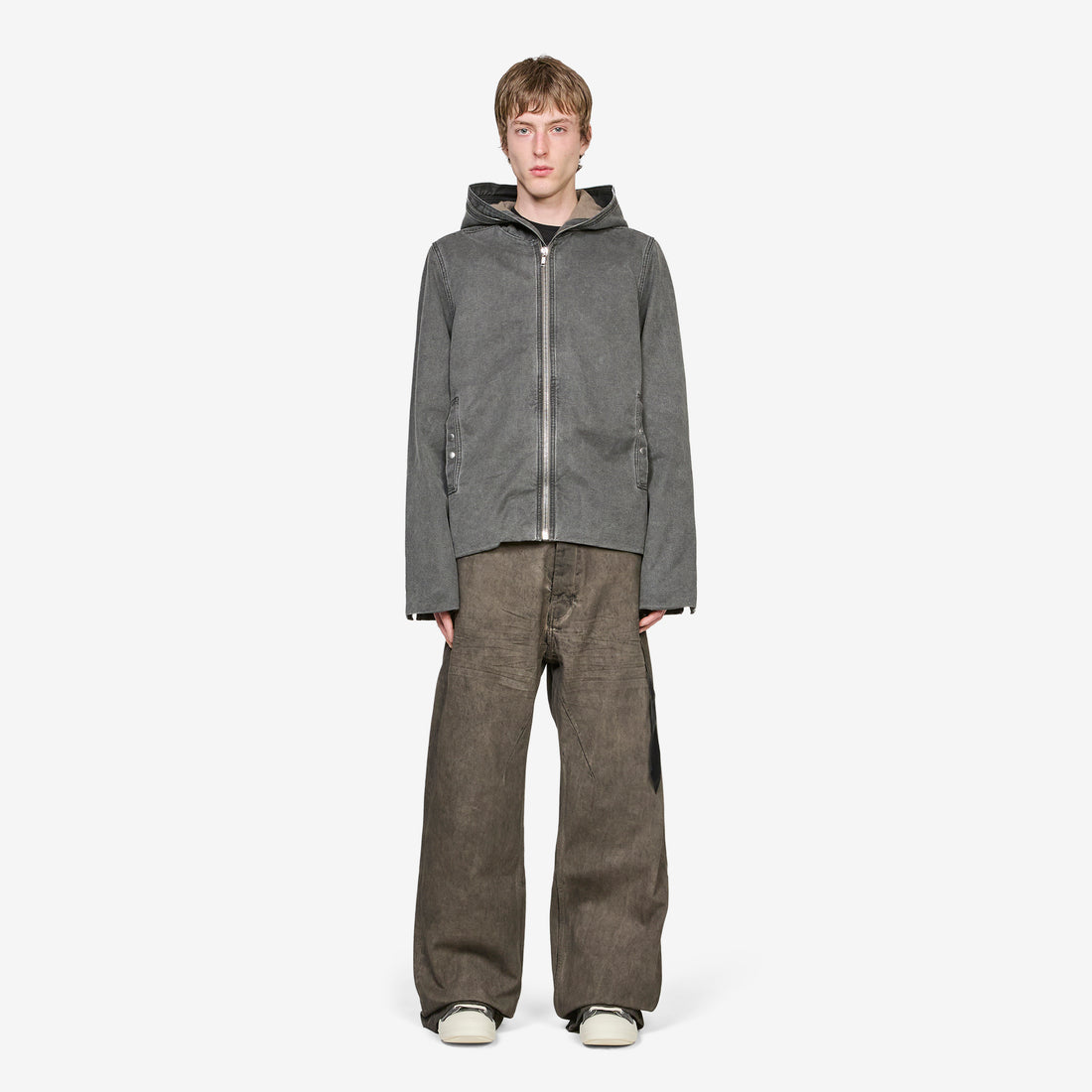 Gimp Zipfront Jacket Gravel Canvas Jackets