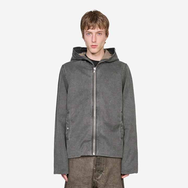Gimp Zipfront Jacket Gravel Canvas Front