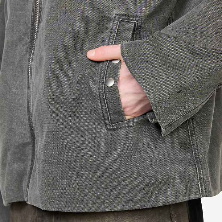 Gimp Zipfront Jacket Gravel Canvas