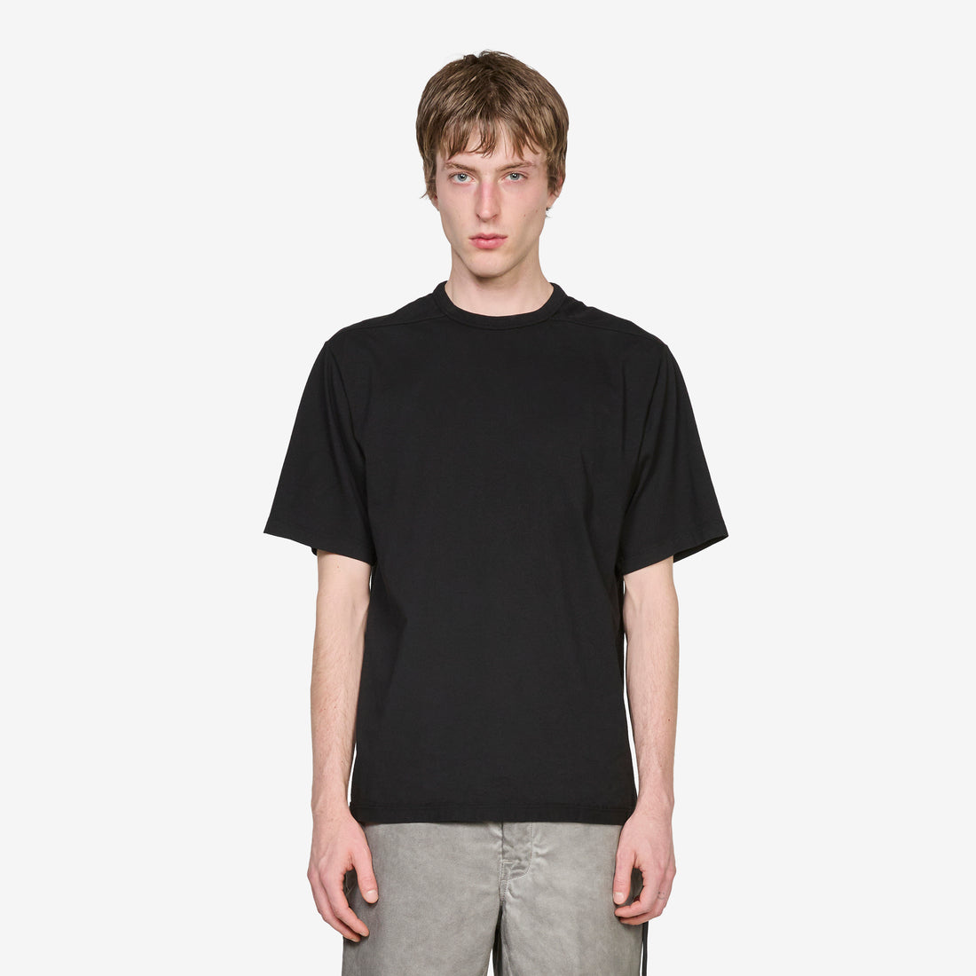Brad T-Shirt Black Medium Weight Cotton Jersey Tees