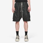 Cargobela Shorts 13oz Black Wax Denim